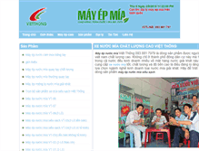 Tablet Screenshot of mayepmiavietthong.com